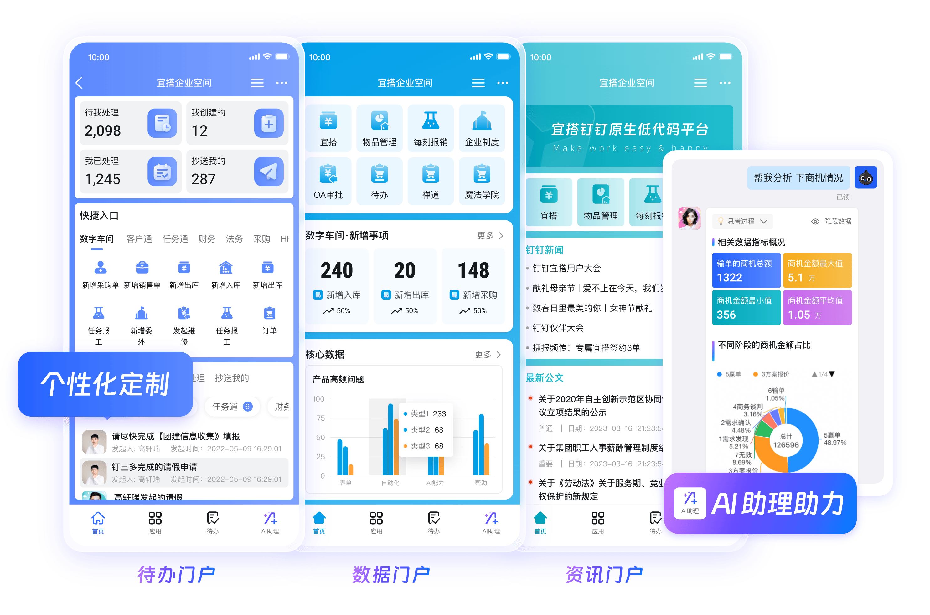 钉钉数字化协同统一办公入口